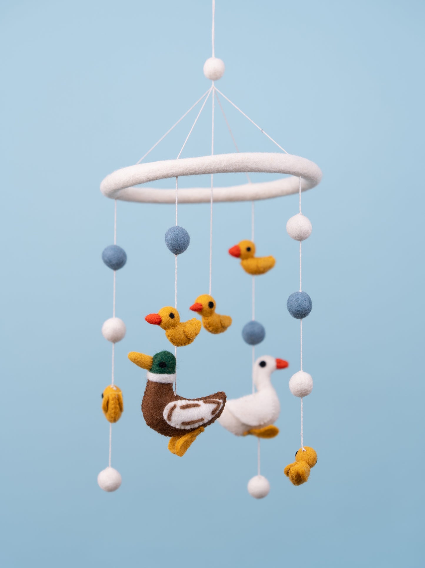 Entchen Mobile | Ente und Gans | handgemacht aus Filz