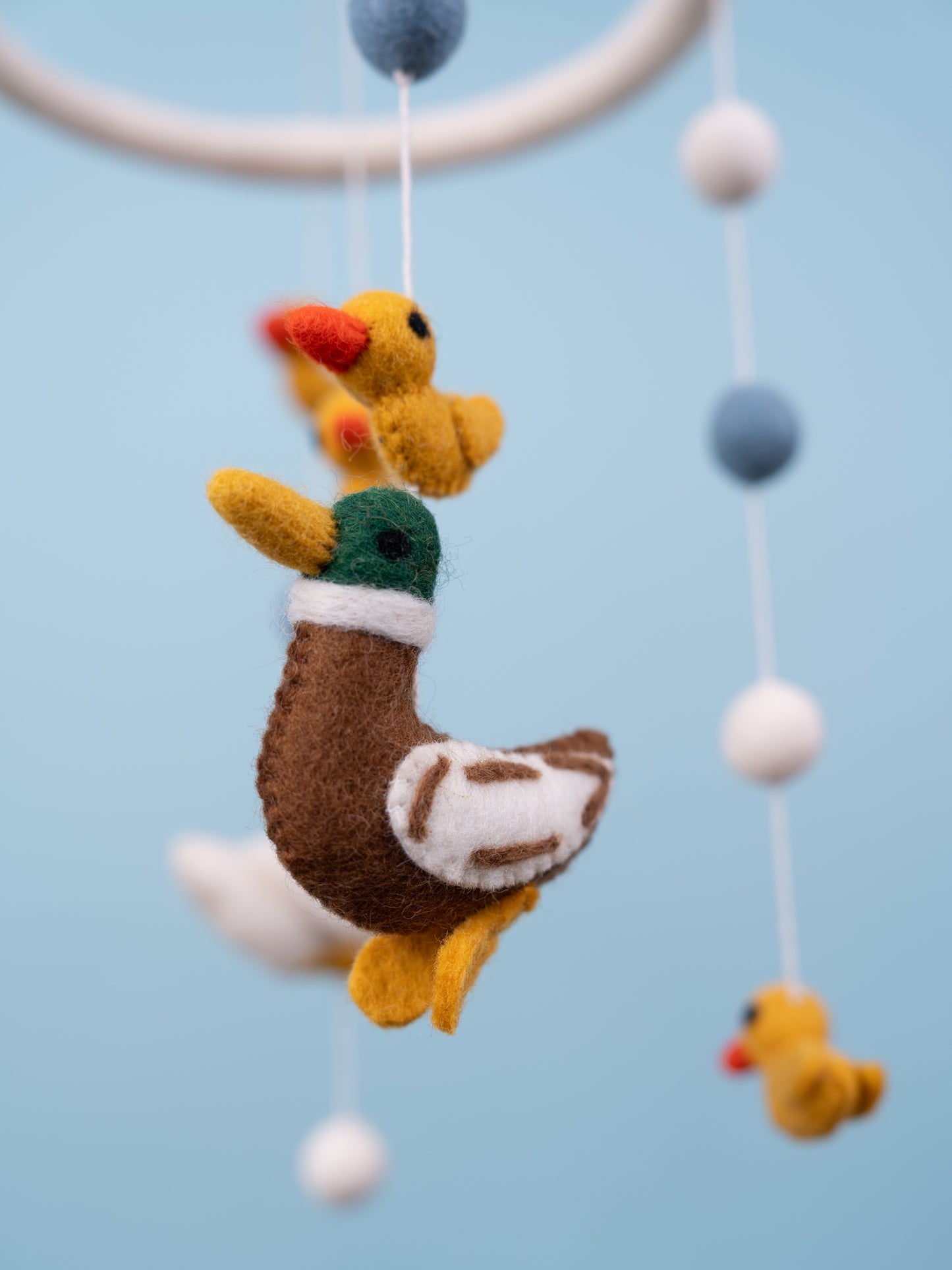 Entchen Mobile | Ente und Gans | handgemacht aus Filz