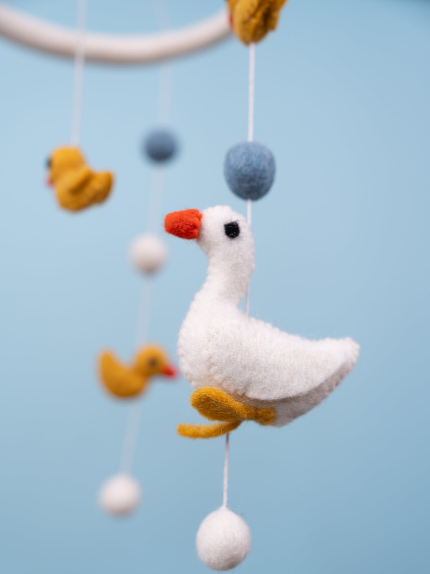 Entchen Mobile | Ente und Gans | handgemacht aus Filz
