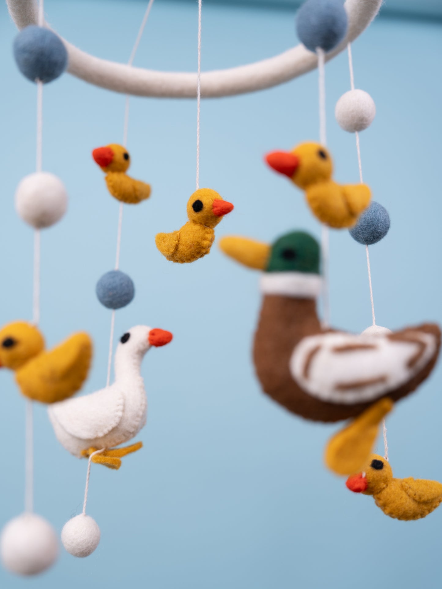 Entchen Mobile | Ente und Gans | handgemacht aus Filz