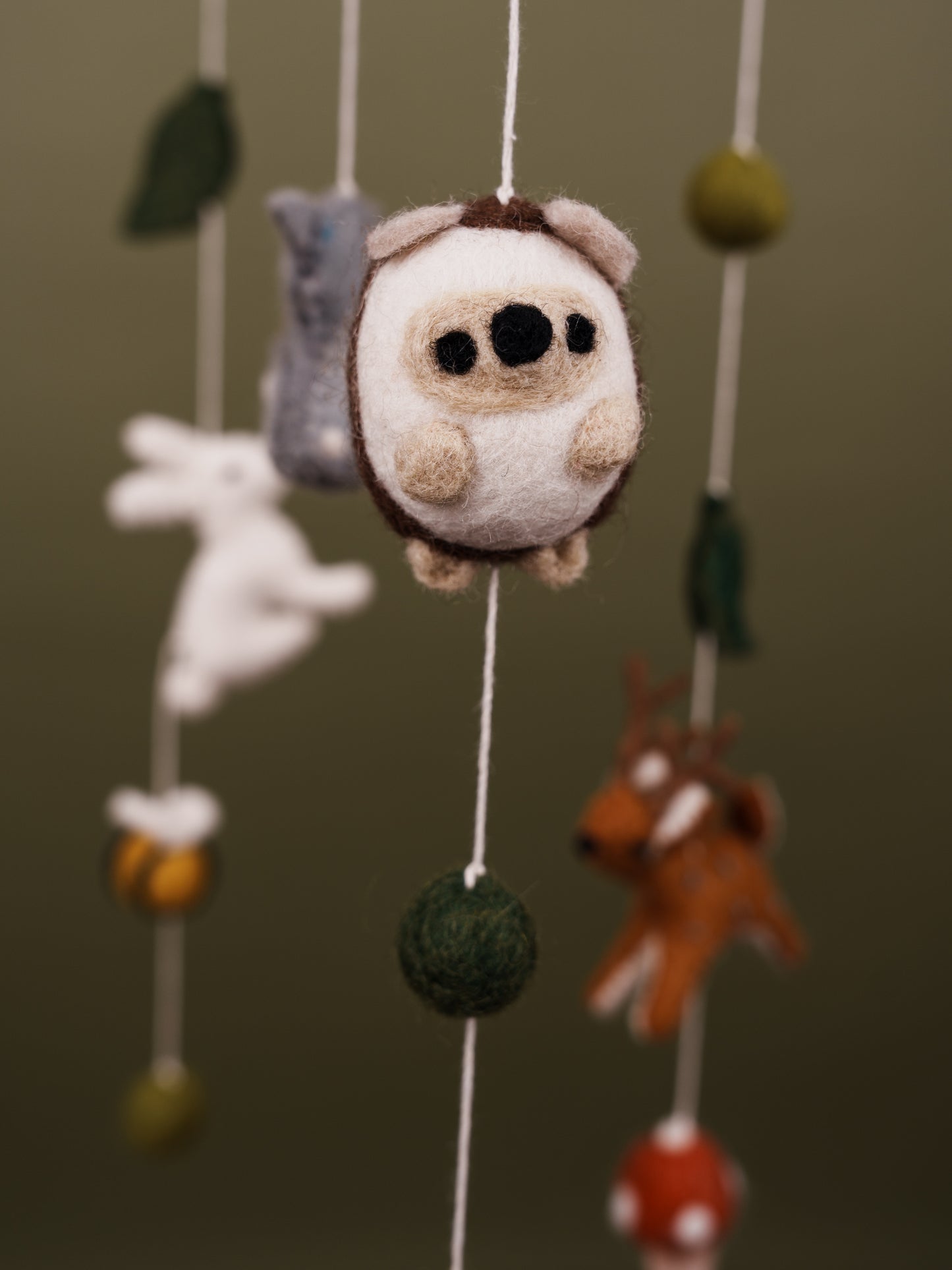 Waldtier Mobile | handgemacht aus Filz
